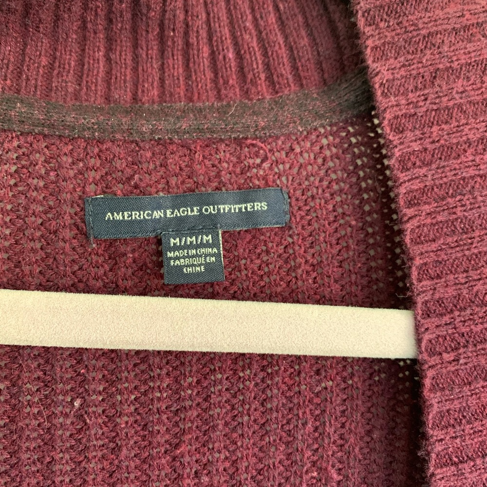 Women’s long cardigan; size M